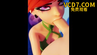 Vicky在地板上给了BJ